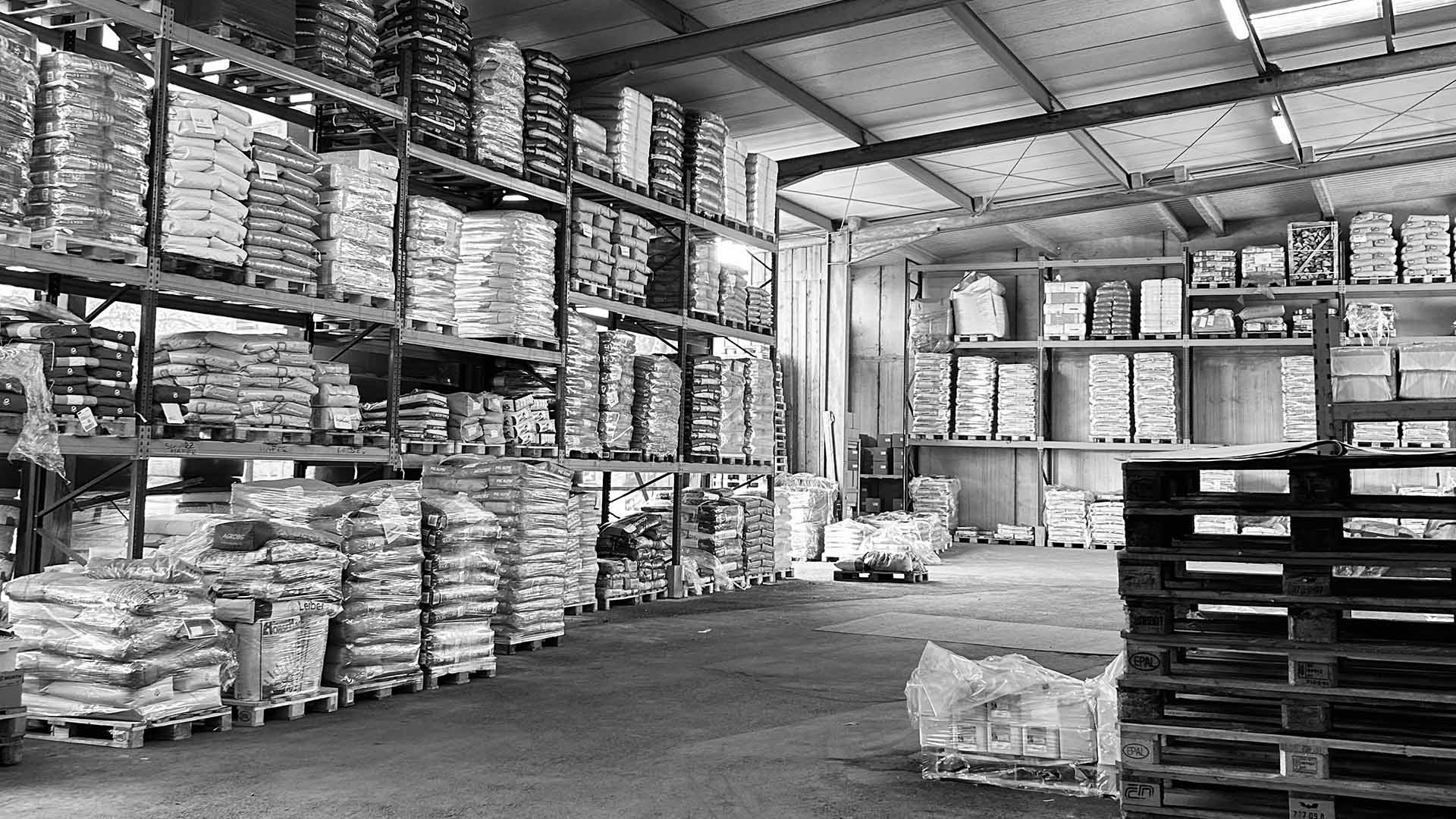 Logistik der Kügler-Mühle Foto von der Logistik der Kügler-Mühle